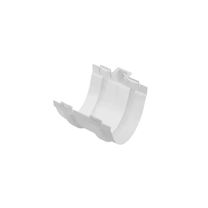 Муфта жёлоба, ПВХ, серия Элит, цвет Белый